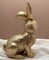 Brass Gold Bunny Figurine Easter Decor, Easter Spring Decoration Gold Bunnies Rabbit Statue Figurine